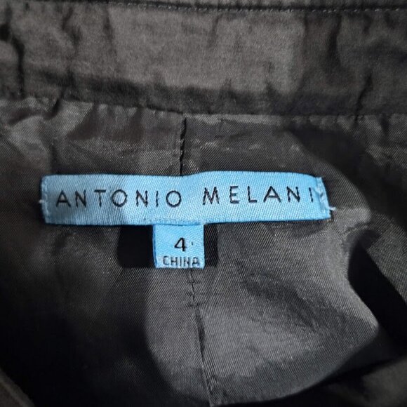 Antonio Melani Lightweight Pocket Jacket Brown Women's Size 4 - Picture 10 of 11